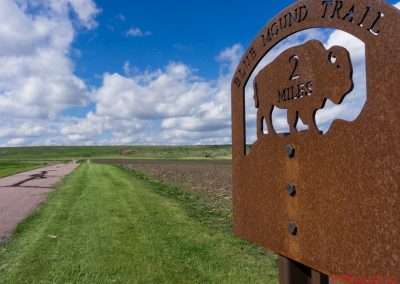 The Blue Mound Trail connects Luverne with Blue Mounds State Park