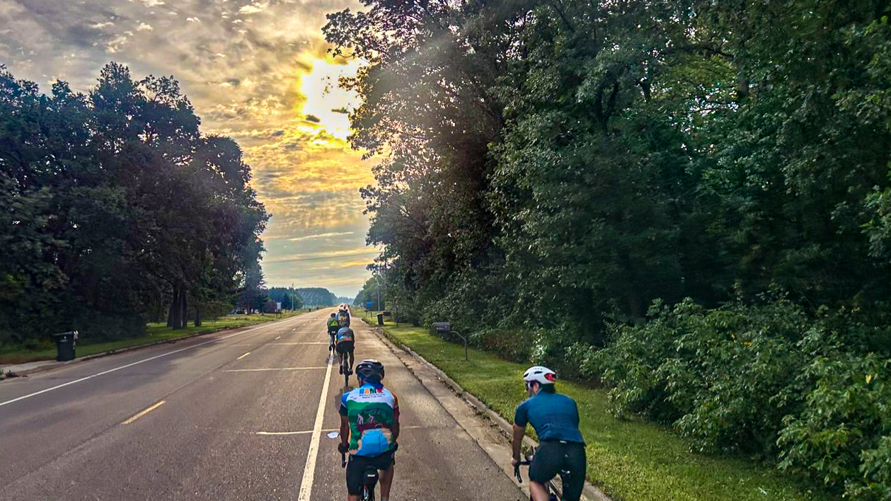 2025 BAM Bike Tour-Open Road Scenic Overlook at Great River Bluffs State Park